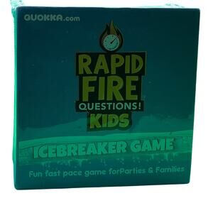 Quokka Rapid Fire Questions Kids Icebreaker Game 250 Question Cards New Sealed